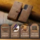 DG Ming Samsung Galaxy A33 Hoesje 2-in-1 Book Case en Back Cover Bruin afbeelding 10