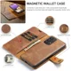 DG Ming Samsung Galaxy A33 Hoesje 2-in-1 Book Case en Back Cover Bruin afbeelding 6