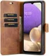 DG Ming Samsung Galaxy A33 Hoesje 2-in-1 Book Case en Back Cover Bruin afbeelding 1