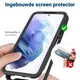 Samsung Galaxy S22 Hoesje Full Protect 360° Cover Hybride Blauw afbeelding 7