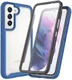 Samsung Galaxy S22 Plus Hoesje Full Protect 360° Cover Hybride Blauw afbeelding 1
