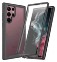 Samsung Galaxy S22 Ultra Hoesje Full Protect 360° Cover Hybride Zwart