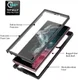 Samsung Galaxy S22 Ultra Hoesje Full Protect 360° Cover Hybride Blauw afbeelding 8