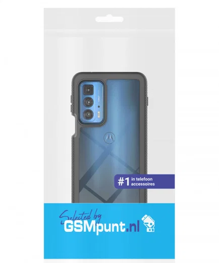 Motorola Edge 20 Pro Hoesje Full Protect 360° Cover Hybride Zwart afbeelding 8