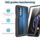 Motorola Edge 20 Pro Hoesje Full Protect 360° Cover Hybride Zwart afbeelding 2