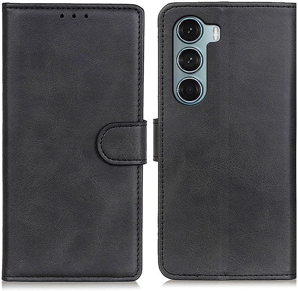 Motorola Moto G200 5G Hoesje Portemonnee Book Case Kunstleer Zwart afbeelding 6
