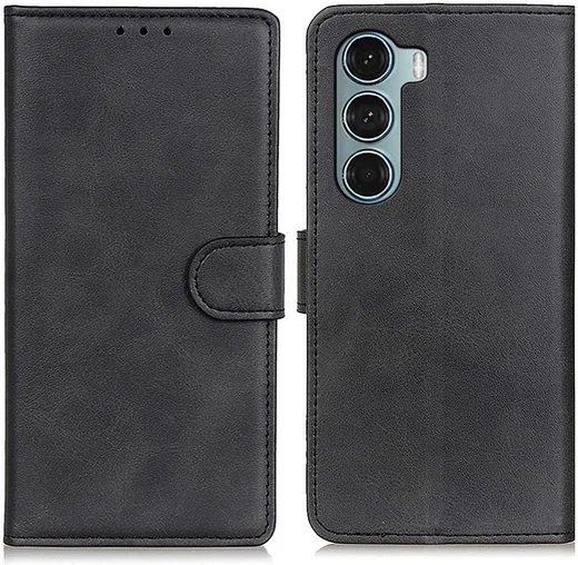 Motorola Moto G200 5G Hoesje Portemonnee Book Case Kunstleer Zwart afbeelding 6