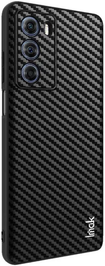 IMAK LX-5 Motorola Moto G200 Hoesje met Screen Protector Carbon Fiber afbeelding 9