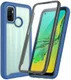 Oppo A53 / A53s Hoesje Full Protect 360° Cover Hybride Blauw afbeelding 1