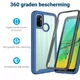 Oppo A53 / A53s Hoesje Full Protect 360° Cover Hybride Blauw afbeelding 2