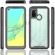 Oppo A53 / A53s Hoesje Full Protect 360° Cover Hybride Zwart afbeelding 7