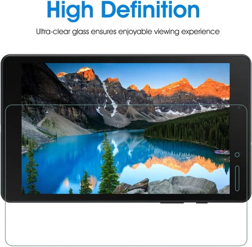 Samsung Galaxy Tab A8 Screen Protector Volledig Dekkend Tempered Glass afbeelding 3