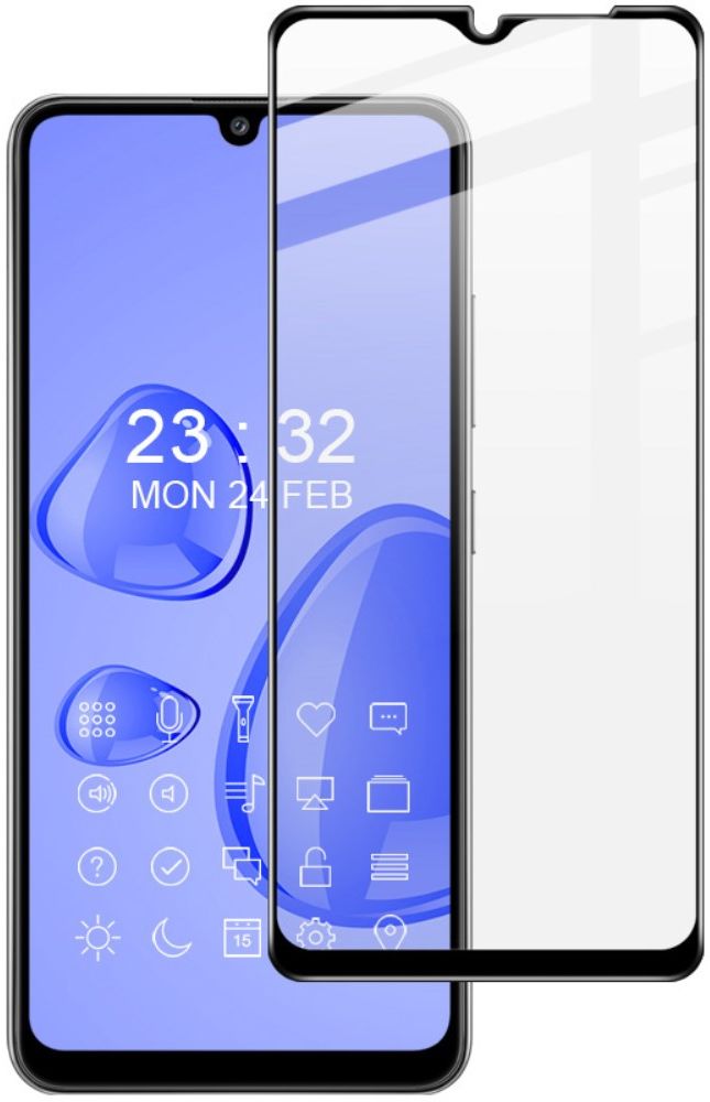 Samsung Galaxy A33 IMAK Volledig Dekkende Tempered Glass Zwart afbeelding 1