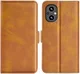 Oppo Reno 8 Lite Hoesje Portemonnee Book Case Kunstleer Bruin afbeelding 2