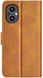 Oppo Reno 8 Lite Hoesje Portemonnee Book Case Kunstleer Bruin afbeelding 4