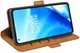 Oppo Reno 8 Lite Hoesje Portemonnee Book Case Kunstleer Bruin afbeelding 5