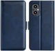 Oppo Reno 8 Lite Hoesje Portemonnee Book Case Kunstleer Blauw afbeelding 2