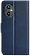 Oppo Reno 8 Lite Hoesje Portemonnee Book Case Kunstleer Blauw afbeelding 4