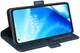 Oppo Reno 8 Lite Hoesje Portemonnee Book Case Kunstleer Blauw afbeelding 5