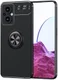 Oppo Reno 8 Lite Hoesje Magnetische Ring Kickstand Zwart afbeelding 1