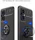 Oppo Reno 8 Lite Hoesje Magnetische Ring Kickstand Zwart afbeelding 10