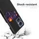 Oppo Reno 8 Lite Hoesje Back Cover met Kaarthouder Zwart afbeelding 4