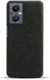 Oppo Reno 8 Lite Hoesje Hard Plastic met Stoffen Afwerking Zwart afbeelding 3