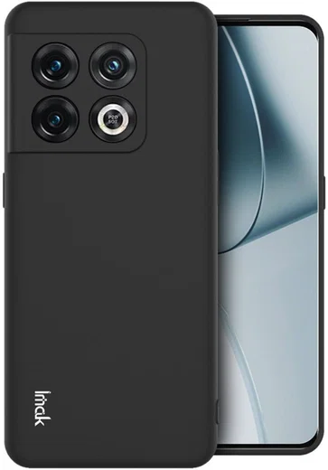 IMAK UC-3 Series OnePlus 10 Pro 5G Hoesje Dun TPU Zwart afbeelding 1
