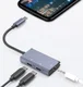 3-in-1 USB-C naar Dubbele USB-C PD 3.0 / 3.5mm Jack Audio Adapter afbeelding 4