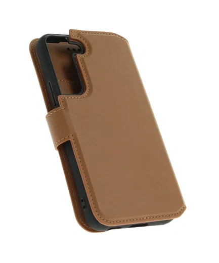 Minim 2-in-1 Samsung Galaxy S22 Hoesje Book Case en Back Cover Bruin afbeelding 4