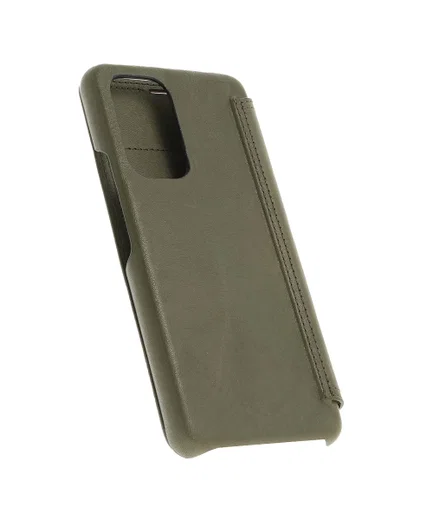 Minim Samsung Galaxy A53 Hoesje Echt Leer Book Case Groen afbeelding 4