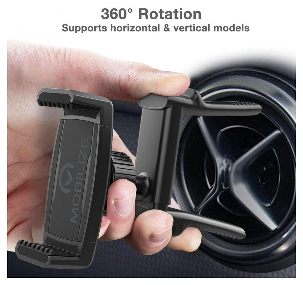 Mobilize Telefoonhouder Rond Ventilatierooster Audi/Mercedes Auto afbeelding 3