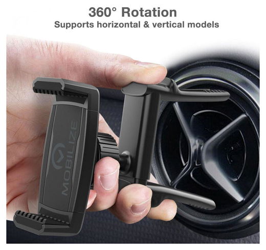 Mobilize Telefoonhouder Rond Ventilatierooster Audi/Mercedes Auto afbeelding 3