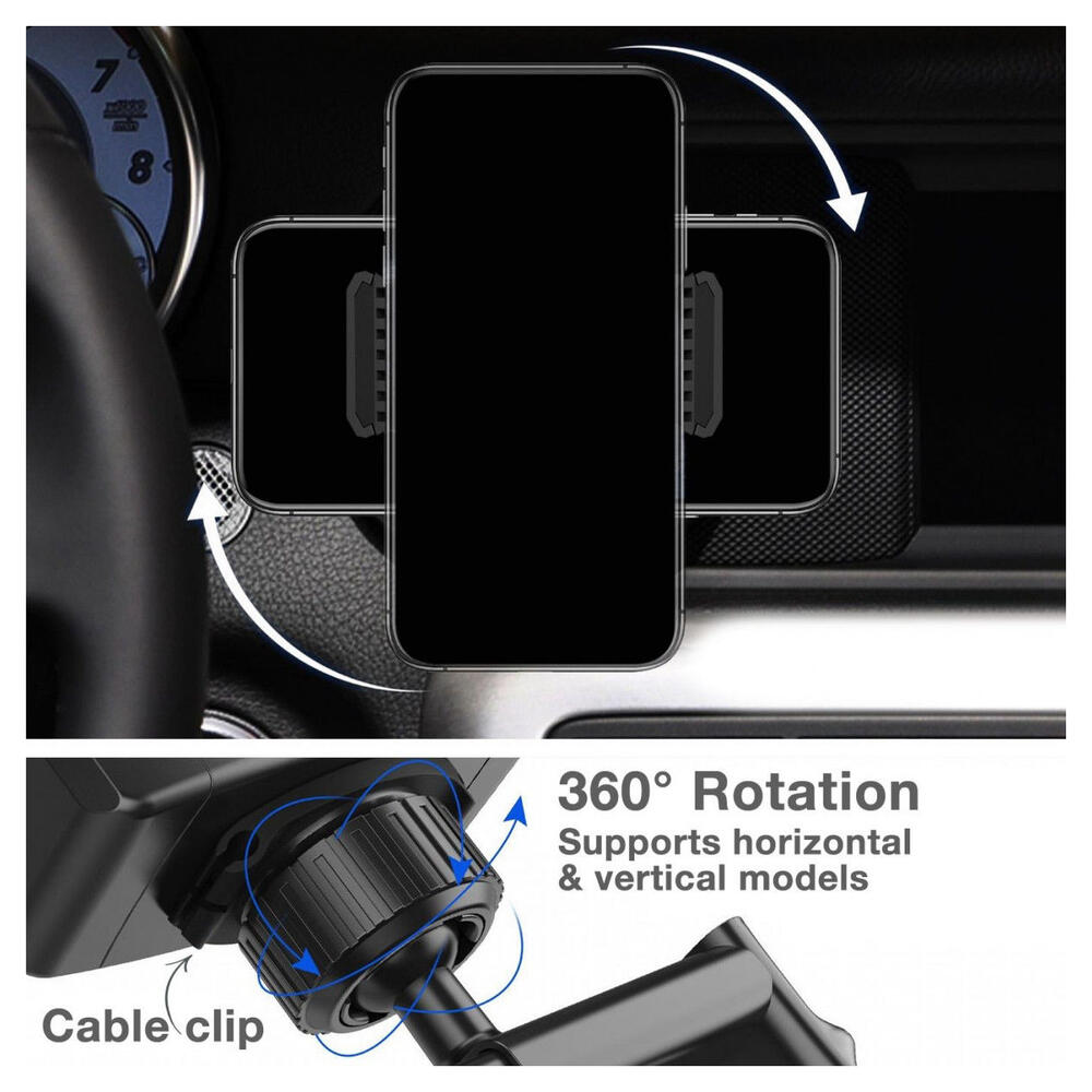 Mobilize Telefoonhouder Rond Ventilatierooster Audi/Mercedes Auto afbeelding 5