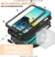 R-Just Sliding Camera Samsung Galaxy S22 Hoesje Waterdicht Zwart afbeelding 2