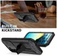 R-Just Sliding Camera Samsung Galaxy S22 Hoesje Waterdicht Zwart afbeelding 7