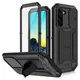 R-Just Sliding Camera Samsung Galaxy S22 Plus Hoesje Waterdicht Zwart afbeelding 1