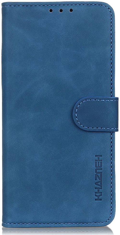 KHAZNEH Samsung Galaxy A13 4G Hoesje Retro Wallet Book Case Blauw afbeelding 2
