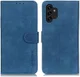 KHAZNEH Samsung Galaxy A13 4G Hoesje Retro Wallet Book Case Blauw afbeelding 4