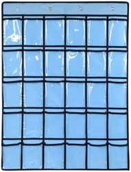 Universele Telefoon Tas met 30 Vakken - Opbergtas voor Klassen Blauw afbeelding