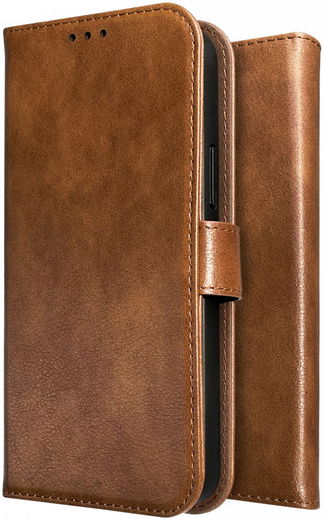 Rosso Element Samsung Galaxy S22 Plus Hoesje Book Cover Wallet Bruin afbeelding 9