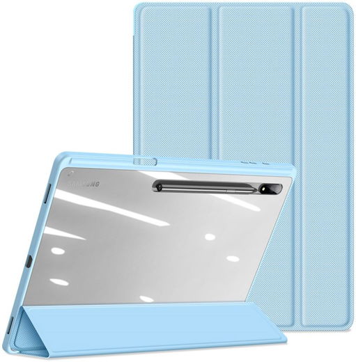 Dux Ducis Toby Samsung Galaxy Tab S8 Ultra Hoes Book Case Blauw afbeelding 3