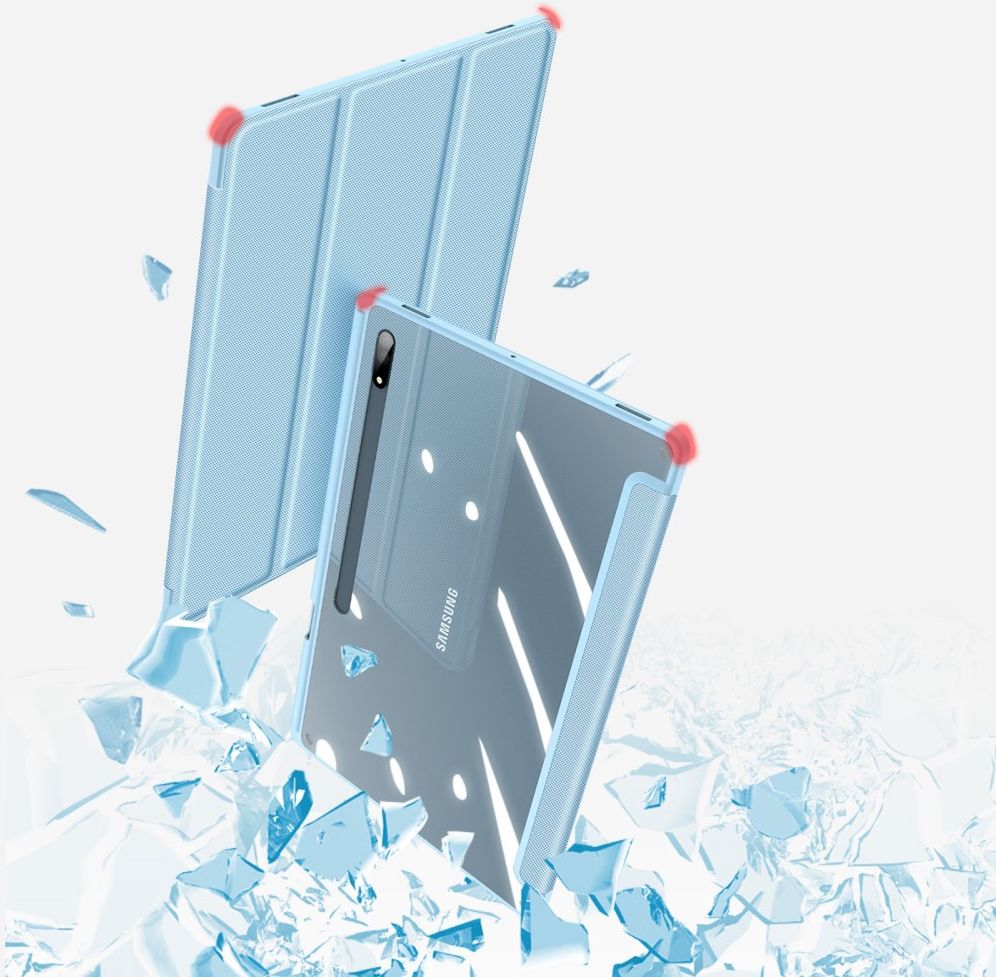 Dux Ducis Toby Samsung Galaxy Tab S8 Ultra Hoes Book Case Blauw afbeelding 8