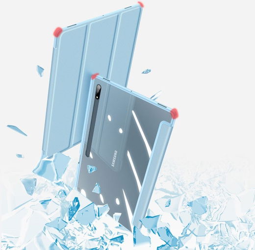 Dux Ducis Toby Samsung Galaxy Tab S8 Ultra Hoes Book Case Blauw afbeelding 8