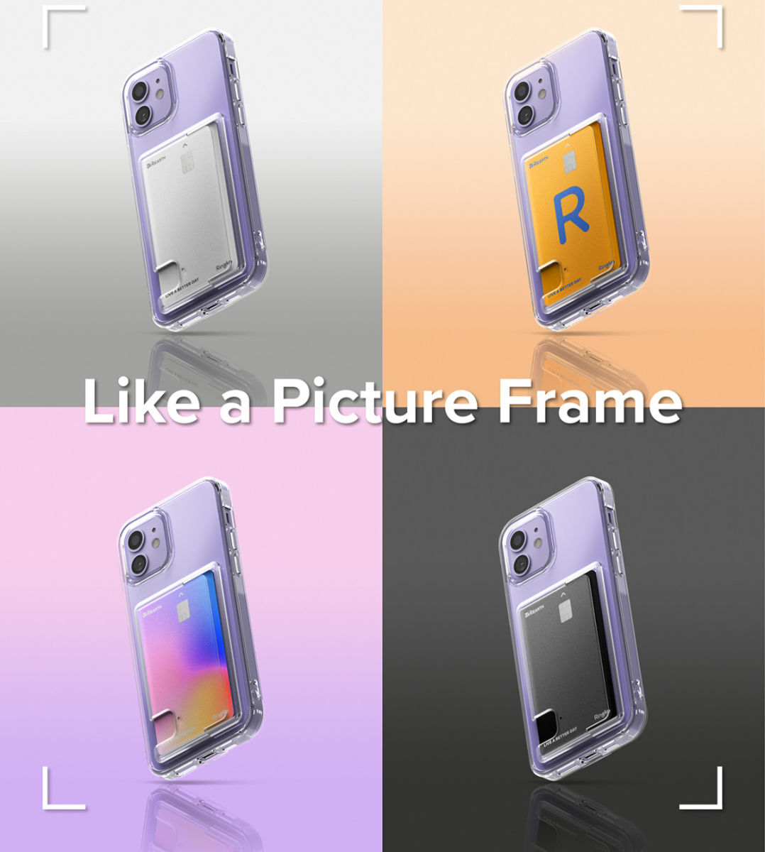 Ringke Fusion Card iPhone 12 / 12 Pro Hoesje Kaarthouder Transparant afbeelding 18
