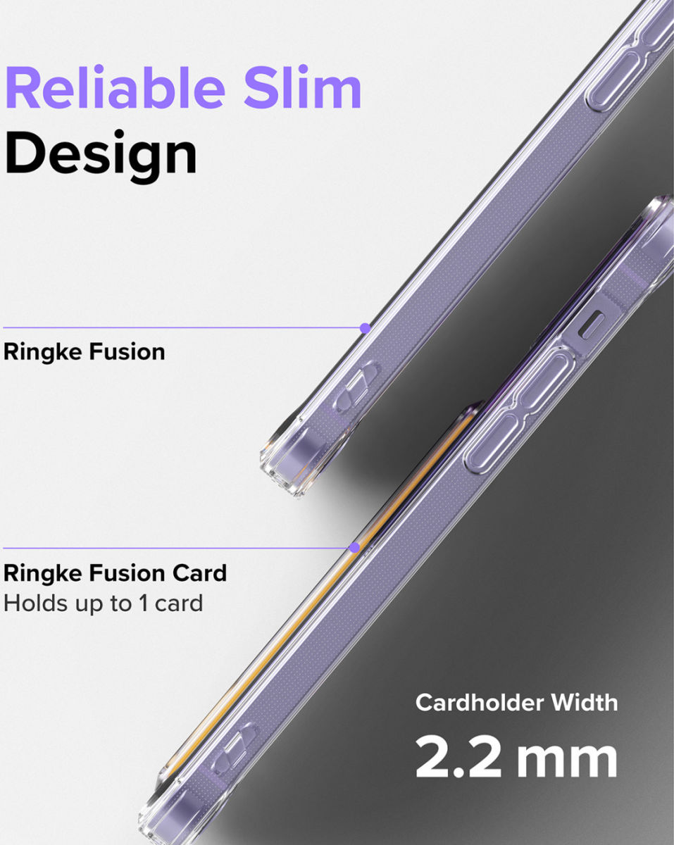 Ringke Fusion Card iPhone 12 / 12 Pro Hoesje Kaarthouder Transparant afbeelding 10