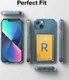 Ringke Fusion Card Apple iPhone 13 Hoesje met Kaarthouder Transparant afbeelding 14