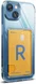 Ringke Fusion Card Apple iPhone 13 Hoesje met Kaarthouder Transparant afbeelding 1