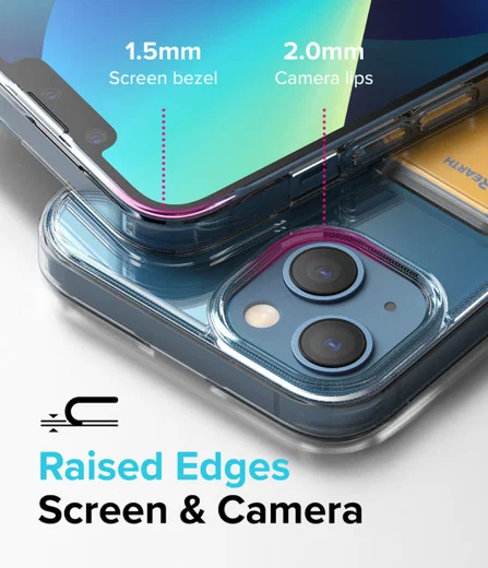 Ringke Fusion Card Apple iPhone 13 Hoesje met Kaarthouder Transparant afbeelding 5