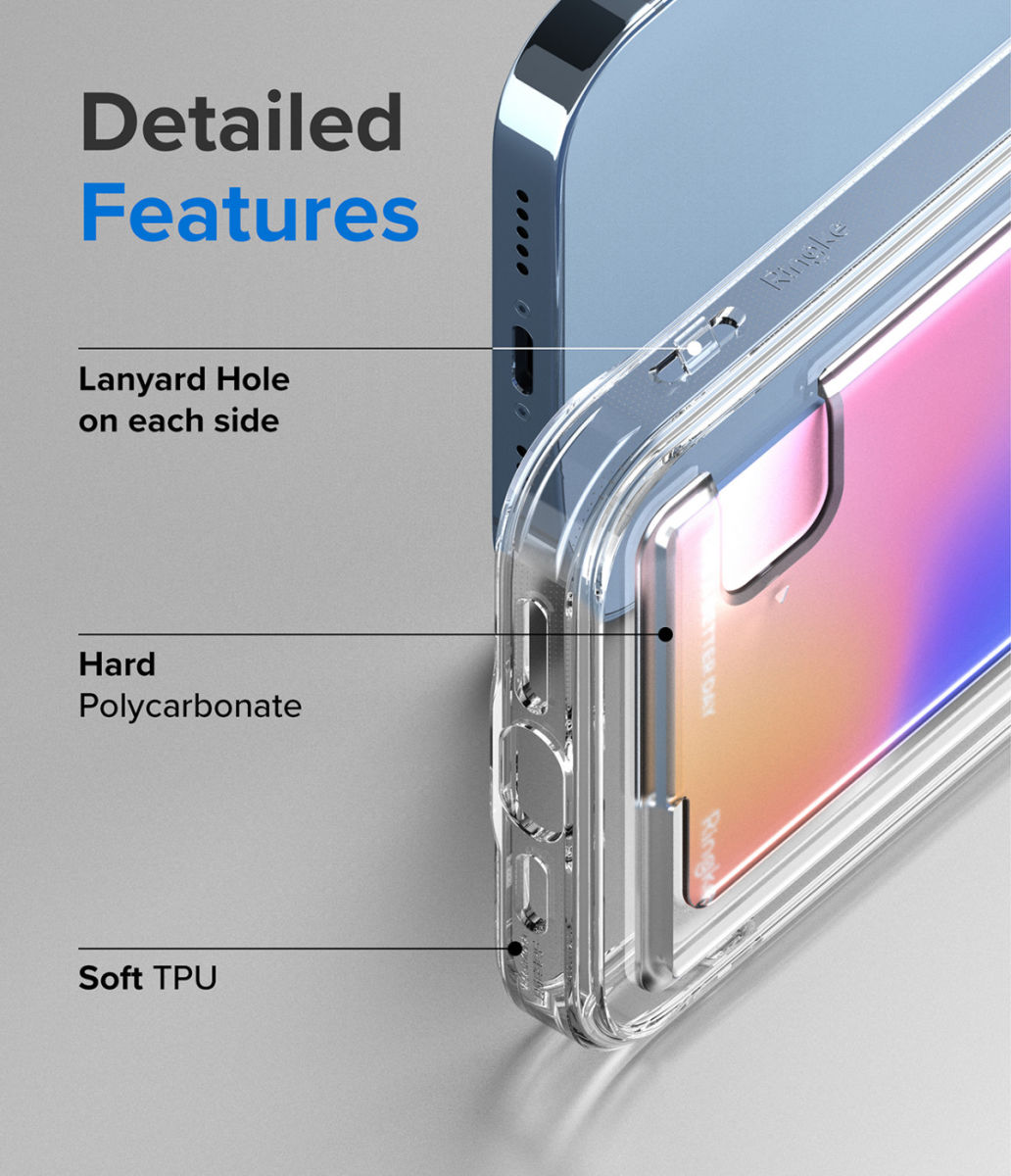 Ringke Fusion Card Apple iPhone 13 Pro Hoesje Kaarthouder Transparant afbeelding 9